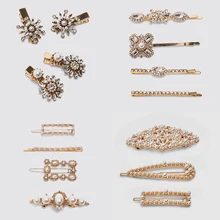 Dvacaman ZA, заколка для волос кристаллы, заколка для волос, набор, шпилька, аксессуары для укладки волос, для женщин, девочек, ювелирное изделие, подарок