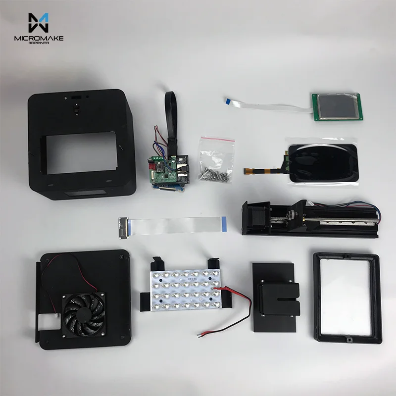 Micromake 3d принтер L4 diy части 3d принтер для всего принтера