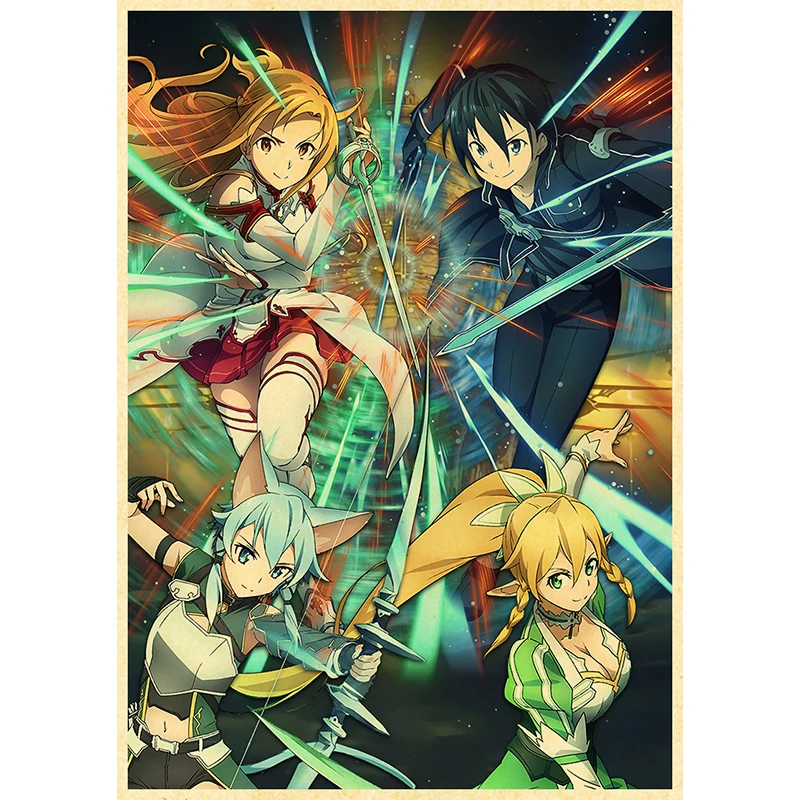 Big Poster Anime Sword Art Online - Tamanho 90x60 cm - LO07