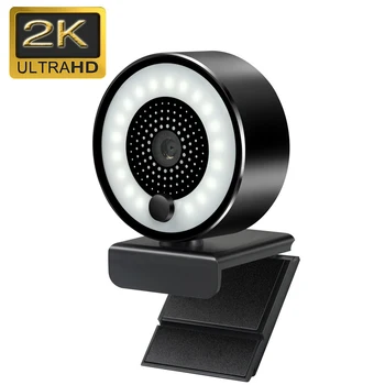 

Webcam Full HD 1080P Camera For Bloggers USB Video Conference Web Camera PC With Microphone Computer Gamer With Autofocus 60fps