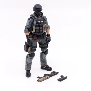 

10.5cm Removable City Policeman Action Figure Soldier Model Collection with High Degree of Reduction Model Building Kits