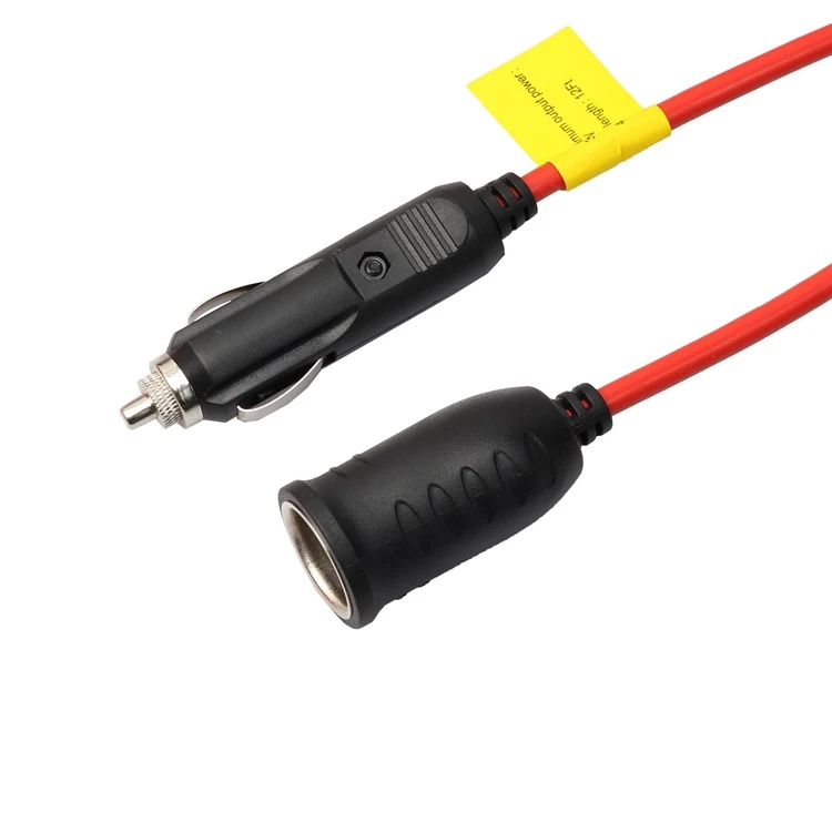 

12 V 24 V Cigarette Lighter Extension Cable Plug with 10A Fuse 3.6M Fuse High Quality Heavy Duty Car Accessories