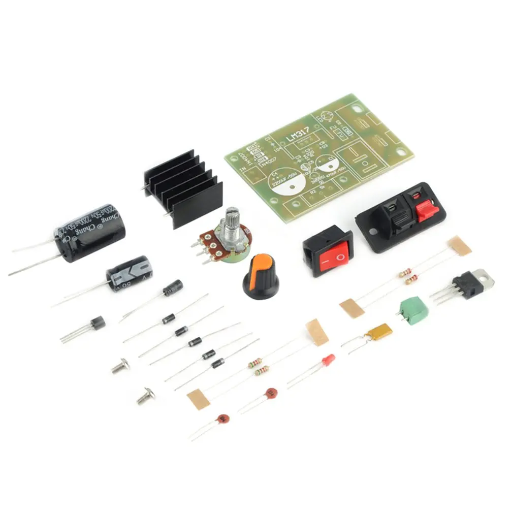 

LM317 Step Down DC 5V-35V to 1.25V-30V DIY Kit AC/DC Power Supply US SELLER