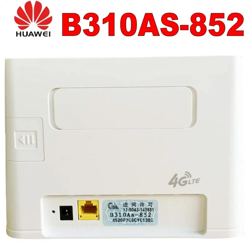 Huawei b310as-852 4G Lte роутер B310 Lan Автомобильная точка доступа 150 Мбит/с 4 г LTE CPE wifi роутер модем с антеннами 2 шт