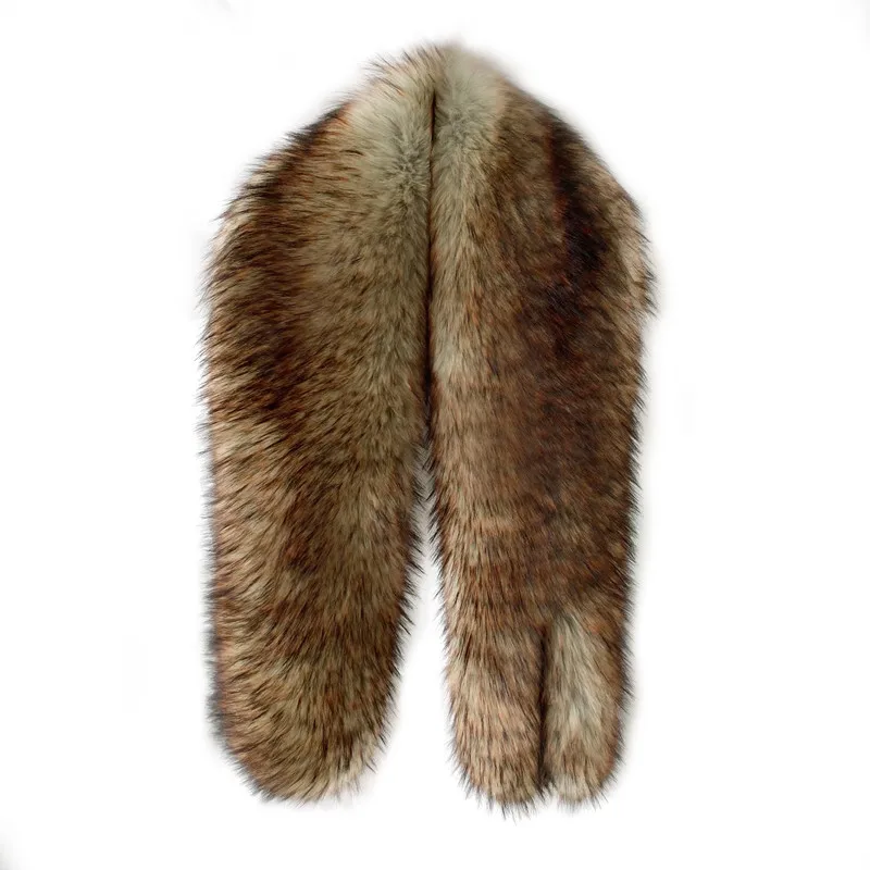 

New arrival faux raccon fur wraps outdoor keep warm women fluffy fur shawl party soft long pile wedding fur stole