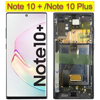 

For Samsung Galaxy Note 10 plus N975 LCD Display with frame Touch Screen Digitizer For Samsung N975F N975U N975W Note 10 pro LCD