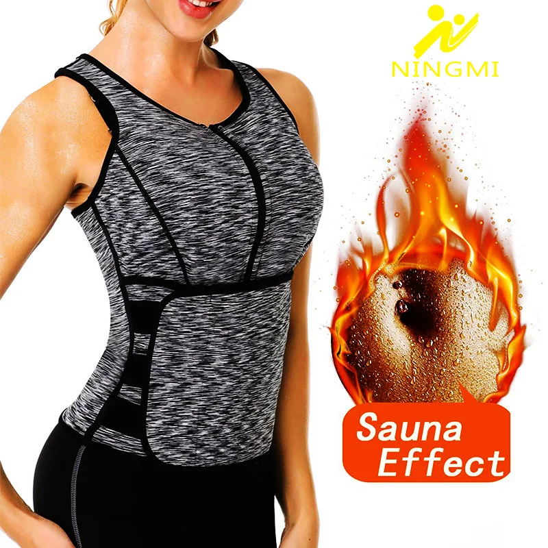 Женский неопреновый Топ для похудения с молнией|waist trainer|slim waist trainercontrol body shaper |