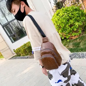 

Men's Small Chest Sling Bag Travel Hiking Cross Body Messenger Shoulder Backpack Satchel Shoulder Bag Small Day Pack