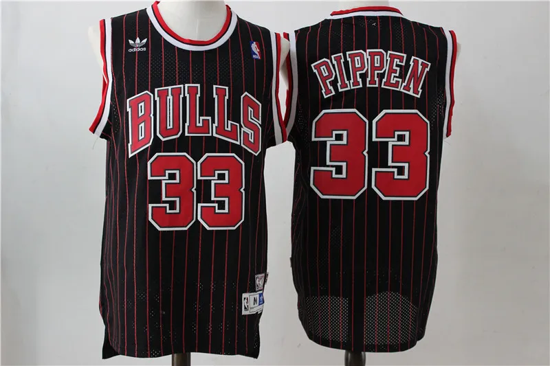 Серебристый Chicago Scottie Pippen Майкл Деннис Родман винтажные мужские баскетбольные майки - Цвет: Серебристый