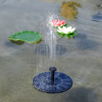 

2.4W 9V Ground Solar Fountain Pump Waterproof LED Solar Panel With Submersible Pump For Bird Bath Garden Decoration Fountain