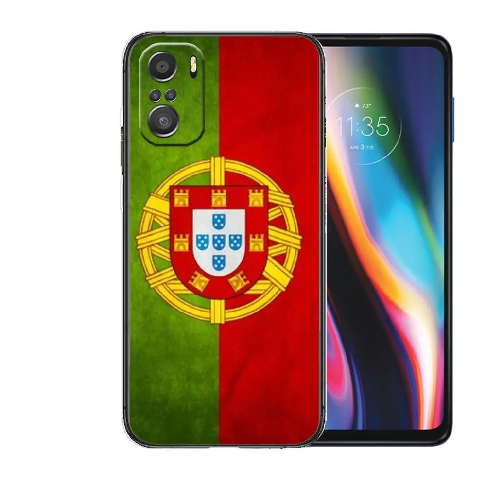 Фото Чехол с португальским флагом для телефона xiaomi redmi 11 Lite pro Ultra 10 9 8 MIX 4 FOLD 10T, Черный силиконовый чехол №4