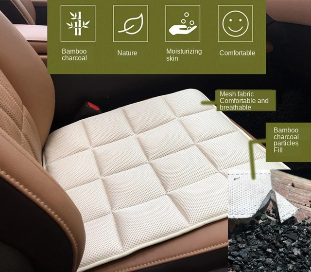 Breathable Summer Car Seat Cool Cushion Breathable Bamboo Chair Cover Pad  Home Office Chair Cooling Mat Summer