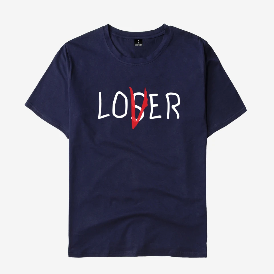 Best Selling Loser Lover It Inspired Tshirt summer Movie It Losers Club T-shirt T shirts brand clothes fitness cotton Tshirt Top