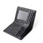 Gete import alligator leder brieftasche Männer brieftasche Kurze stil krokodil Vertikale abschnitt Doppel größe krokodil männer brieftasche - 5
