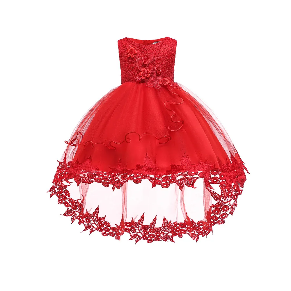 Vestido De Encaje De Ganchillo Lajinirr Para Niñas - Ideal Para Celebraciones, Comunión, Bodas