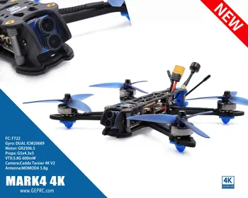 

New Arrival GEPRC MARK4 4K Tarsier V2 4-6S FPV Drone BNF GR2306.5 224mm FPV Freestyle Frame with SPAN-F722-VTX for FPV RC Drone