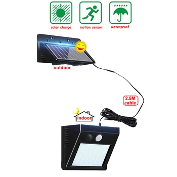 

1/4pcs outdoor motion sensor wall lamp solar power night light bulb luminaria waterproof garden street patio driveway yard decor