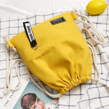 

Canvas Cute Drawstring Backpack School Gym Canvas Drawstring Bag Canvas Storage Pack Rucksack Pouch For School Back Pack