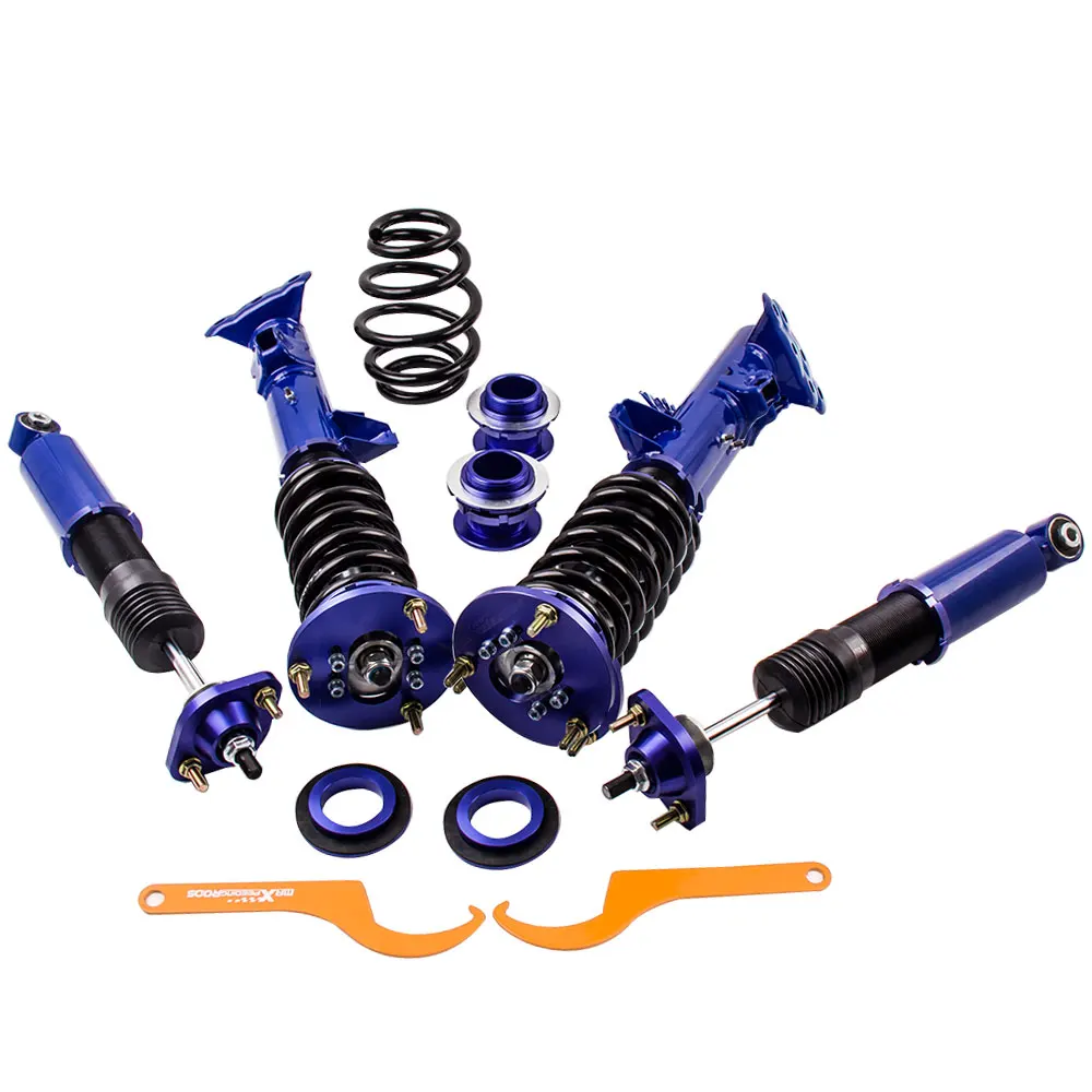 4 Pezzi Coilovers Molla Ammortizzatore Anteriore Per Bmw E36 Wagon Coupé Berlina 1992-1999 Adj. Altezza