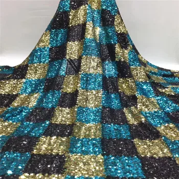 

NaXiu French Lace Fabric 2019 Embroidery Lace High Quality African Bridal Lace With Sequins For African Lace Fabric