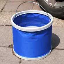 Портативное ведро для воды из ткани Оксфорд складное ведро для рыбалки легкое ведро для рыбалки на открытом воздухе