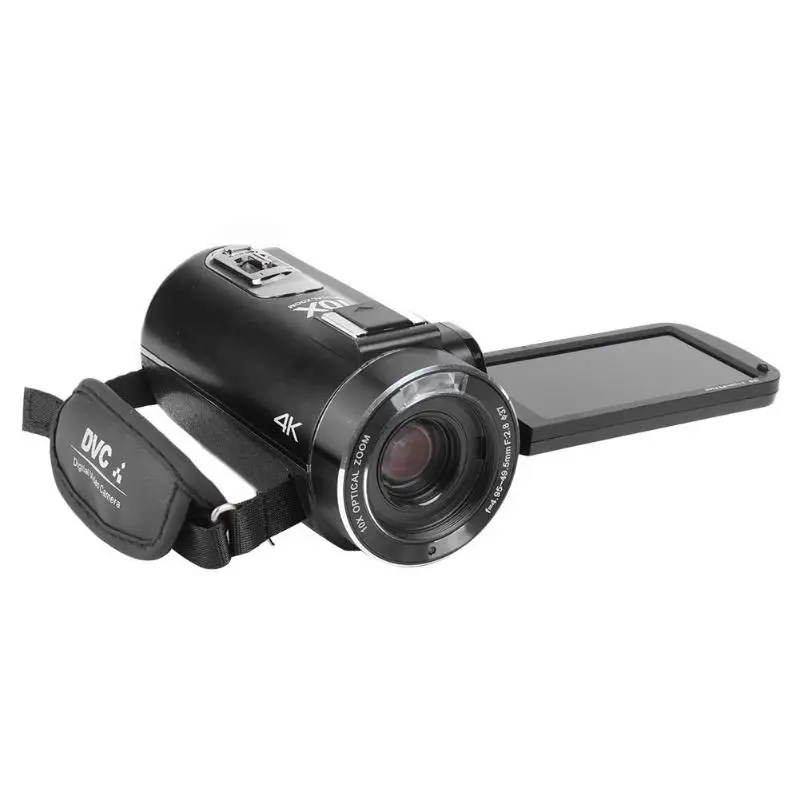 ORDRO AC7 4K цифровой DV встроенный 1250 мАч литиевая батарея 3,7 в 24MP 120X цифровой зум 10X оптический WiFi сенсорный экран Cam