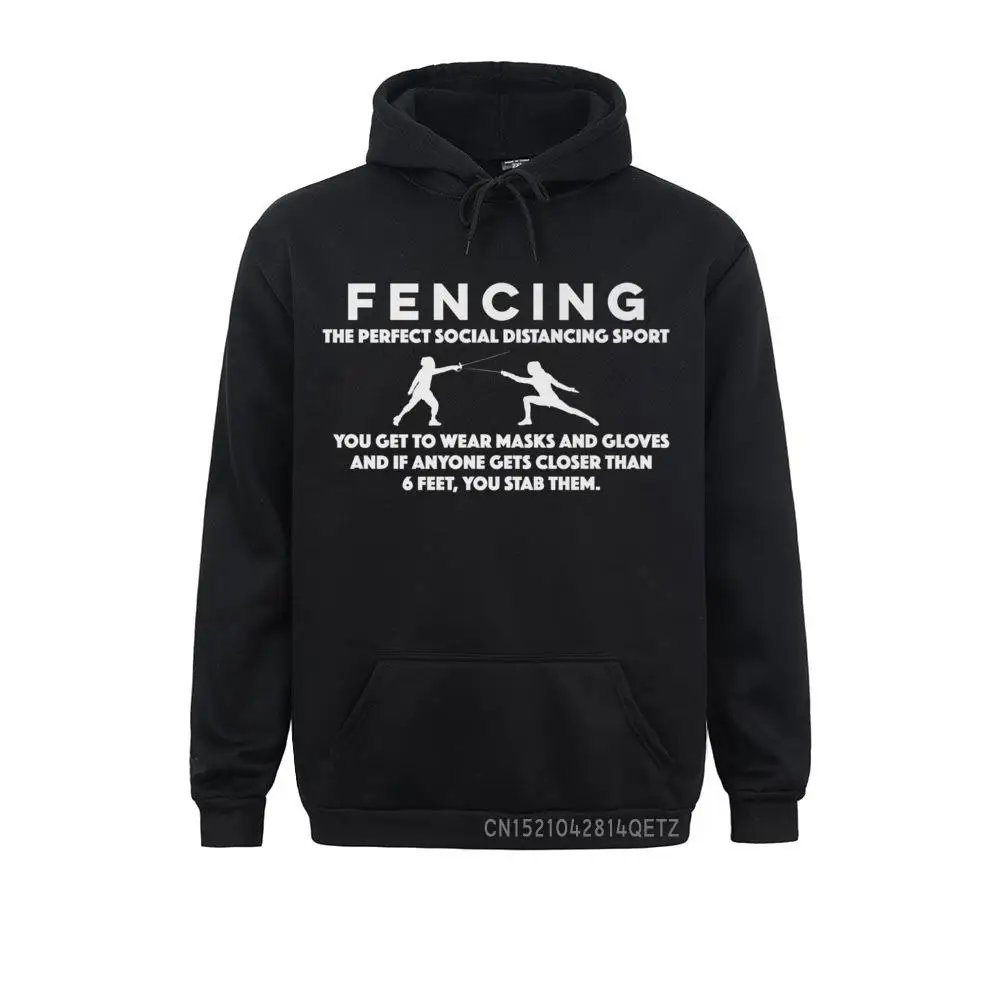 Special Fencing Shirt - Perfect Social Distancing Sport Funny Pun Premium T-Shirt__B13121 Long Sleeve Sweatshirts Summer/Autumn  Hoodies for Men Clothes Casual Fencing Shirt - Perfect Social Distancing Sport Funny Pun Premium T-Shirt__B13121black