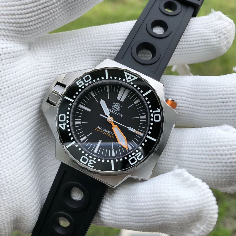 

SD1969 Steeldive Brand High Quality 120ATM Men Diving Watch with Super Luminous