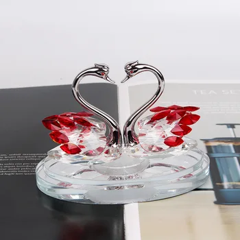 

Auto Perfume Decoration Car Swan Crystal Mesh Red Top Grade Creative Goddess-Ornament Light Fragrance Car Mounted Perfume Seat