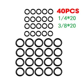 

40Pcs Hose End Connectors For 1/4 3/8 M22 Cleaner Quick Connector O Ring High Pressure Seal Gardening Tools Pipe Joint Sealing