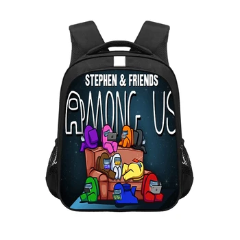 

Game Among Us Kids Backpack School Bags Boys Girls Fashion Toddler Backpack Book Bag Kids Kindergarten Mochilas