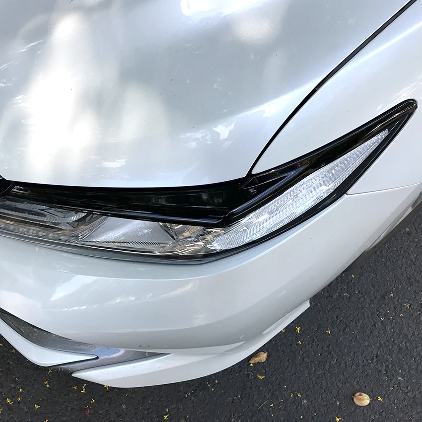 Автомобильные брови для головных фар наклейки на веки ABS Накладка для Toyota Camry+ аксессуары автомобильный Стайлинг