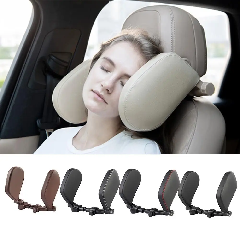 Seat Head Support Car Neck Rest Cushion Seatbelt Pillows Travel Car Accessories Perfect for Children and Adults Car Seat Headrest 