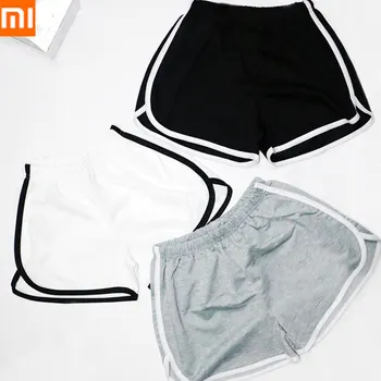 

3PCS Xiaomi Women Casual Shorts Patchwork Yoga Body Fitness Workout Sports Shorts Female Elastic Skinny Slim Beach Short S-2XL