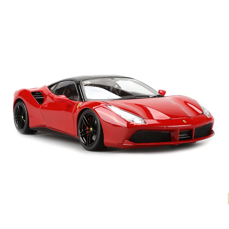 

1/18 Scale Alloy Sports Car 488 Diecast Metal Model Kids Adult Collection Souvenir Gift Display Decoration Boy Kids Vehicle Toys