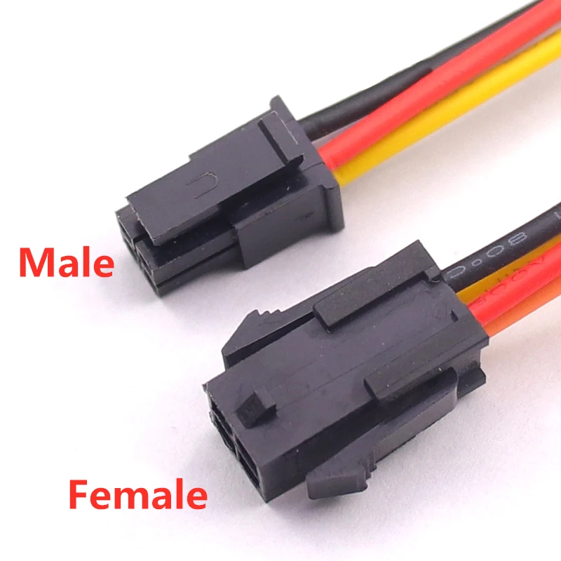 Фото 5 шт. Molex 3,0 мм Кабели 20AWG Малый 5557 5559 Мужской Женский Воздушный стыковочный электронный кабель, MX3.0 43025 Клеммная линия №3