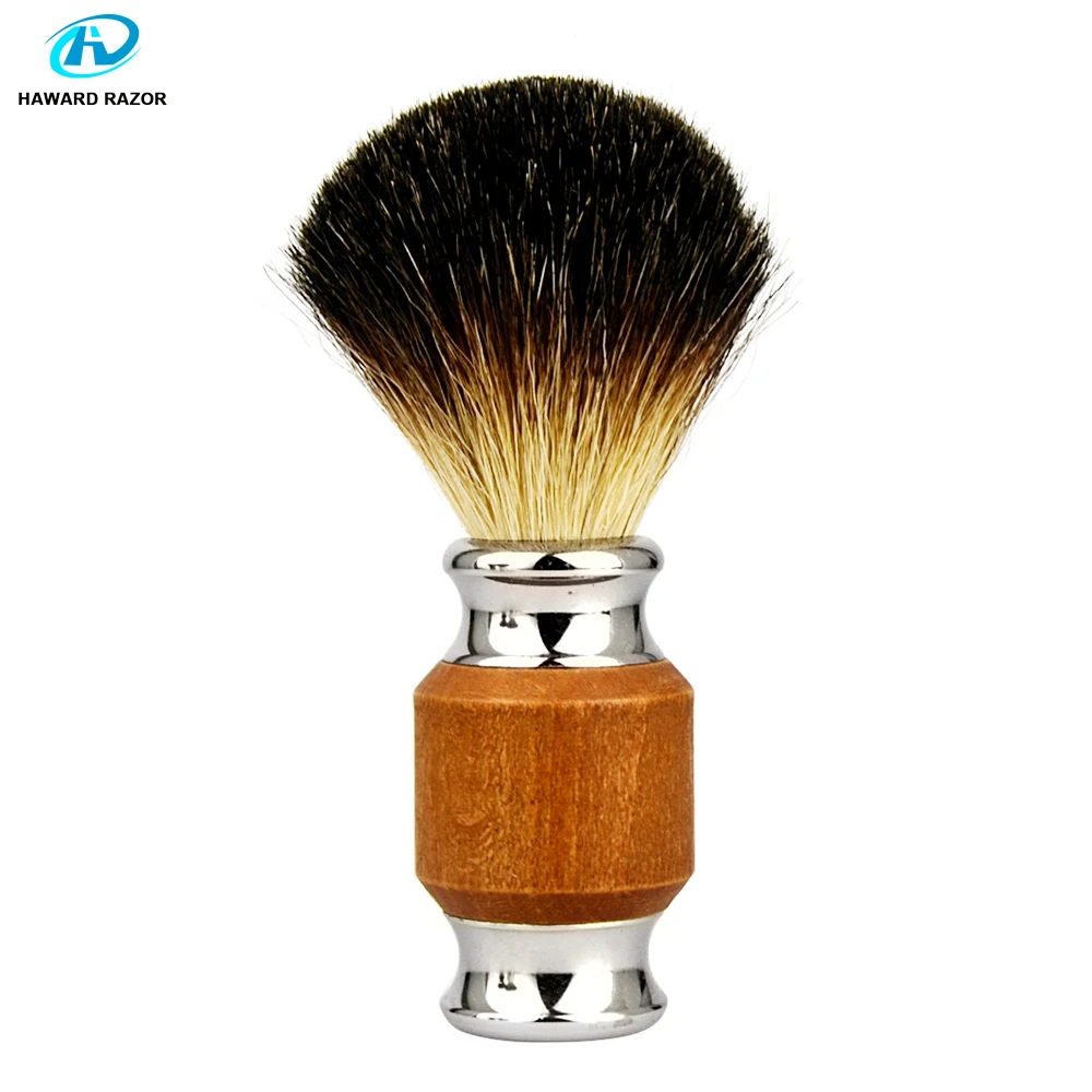 HAWARD Pure Badger щетка для бритья волос ручка из каучукового и цинкового сплава Мужская