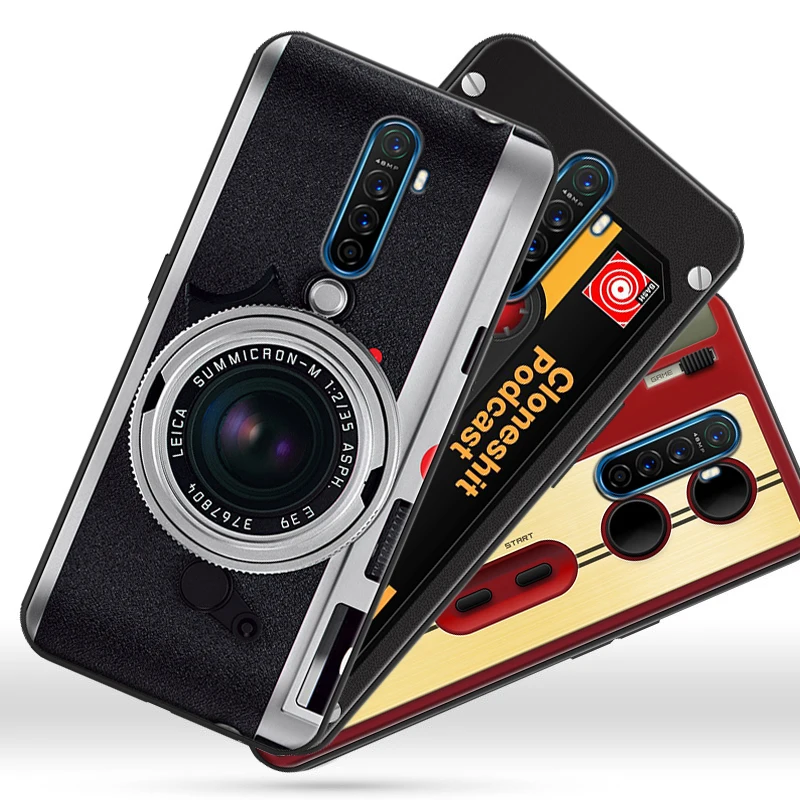 Чехол Auroras для Realme X2 Pro Мягкий защитный чехол ретро с рисунком камеры геймпад realme x2