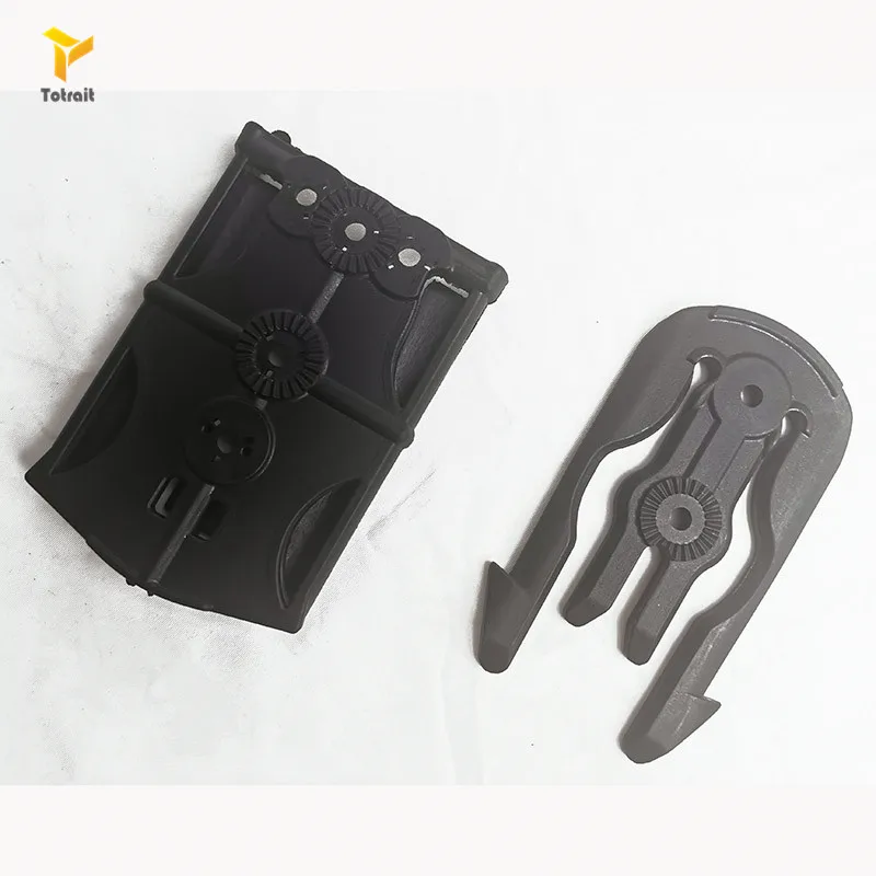 

Totrait Safariland Molle Holster Locking Fork System Quick Locking System Kit Short Type Black