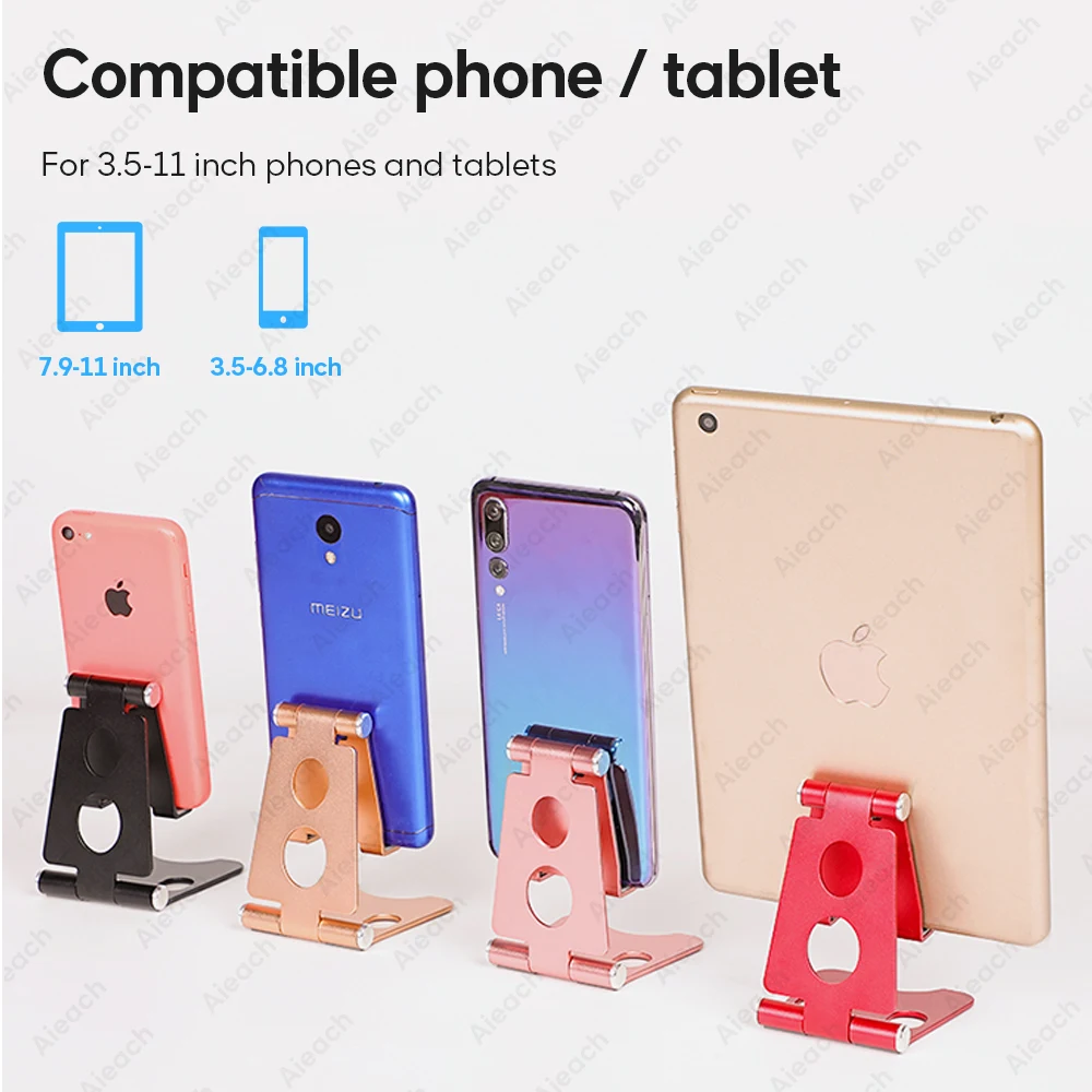 Алюминиевый Регулируемый складной держатель Aieach для планшета подставка iPad Samsung