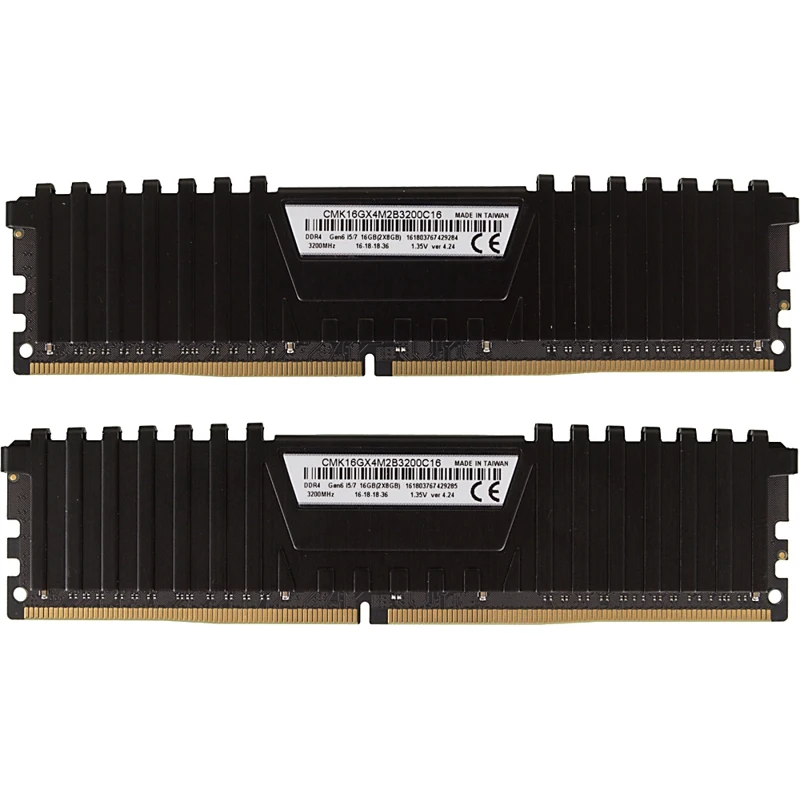 Модуль памяти CORSAIR Vengeance LPX CMK16GX4M2B3200C16 DDR4- 2x 8Гб