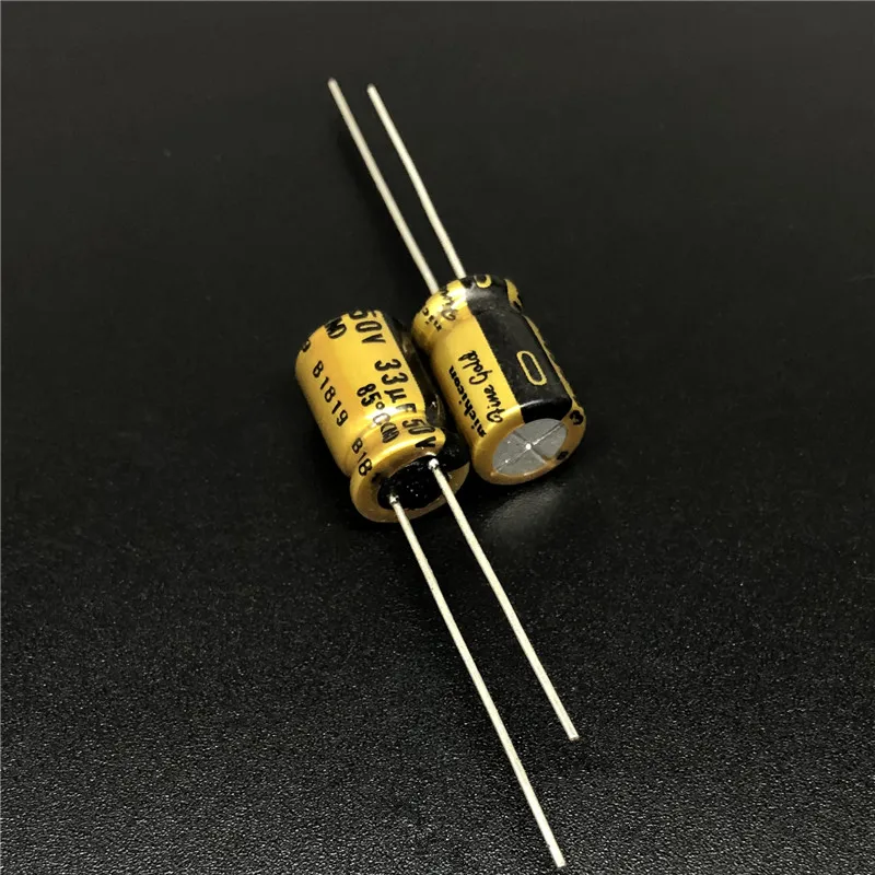 

5pcs 33uF 50V NICHICON FG(Fine Gold) 8x11.5mm 50V33uF MUSE Top Grade Audio Capacitor