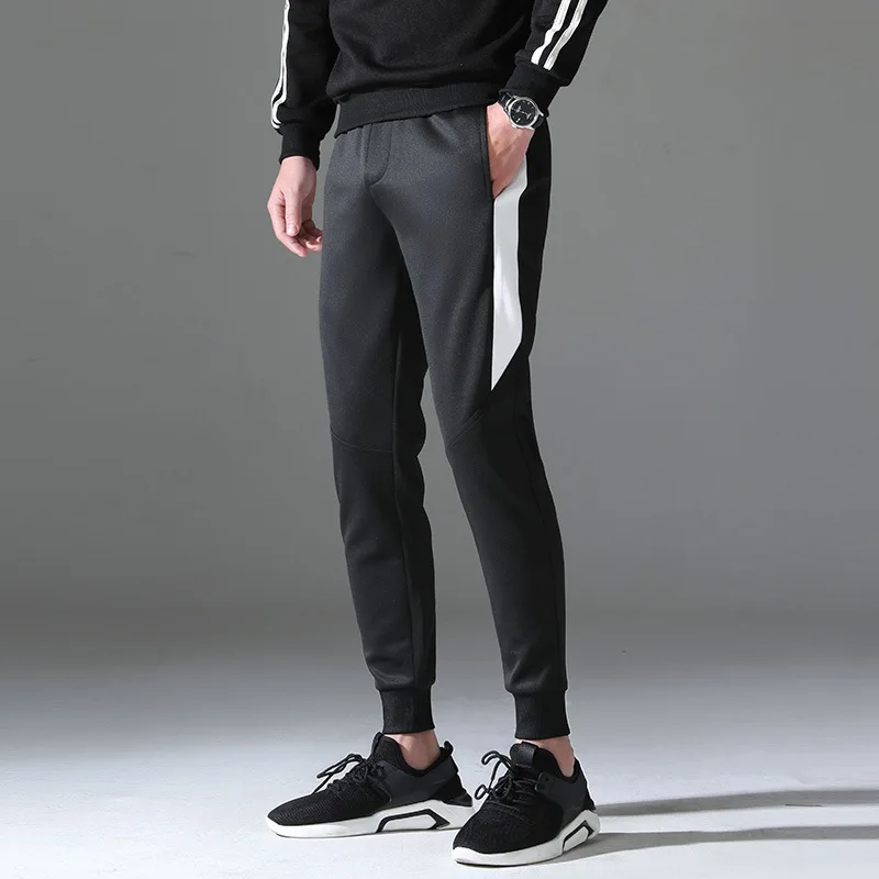 

Autumn Men Sports Casual Capri Pants Popular Brand Men'S Wear New Style Elastic Waist Ankle Banded Pants Sub-Slim Fit Trousers