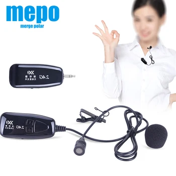 

2.4G Wireless Lavalier Microphone Lapel Collar Clip-on Mic for Phone Recording Microphones iPhone Android Youtube Vedio Shooting