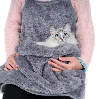 

1Pc New Gray Pet Cat Small Dog Puppy Outdoor Carrier Sling Bag Portable Breathable Dog Cat Accompany Sleeping Apron Pet Supplies