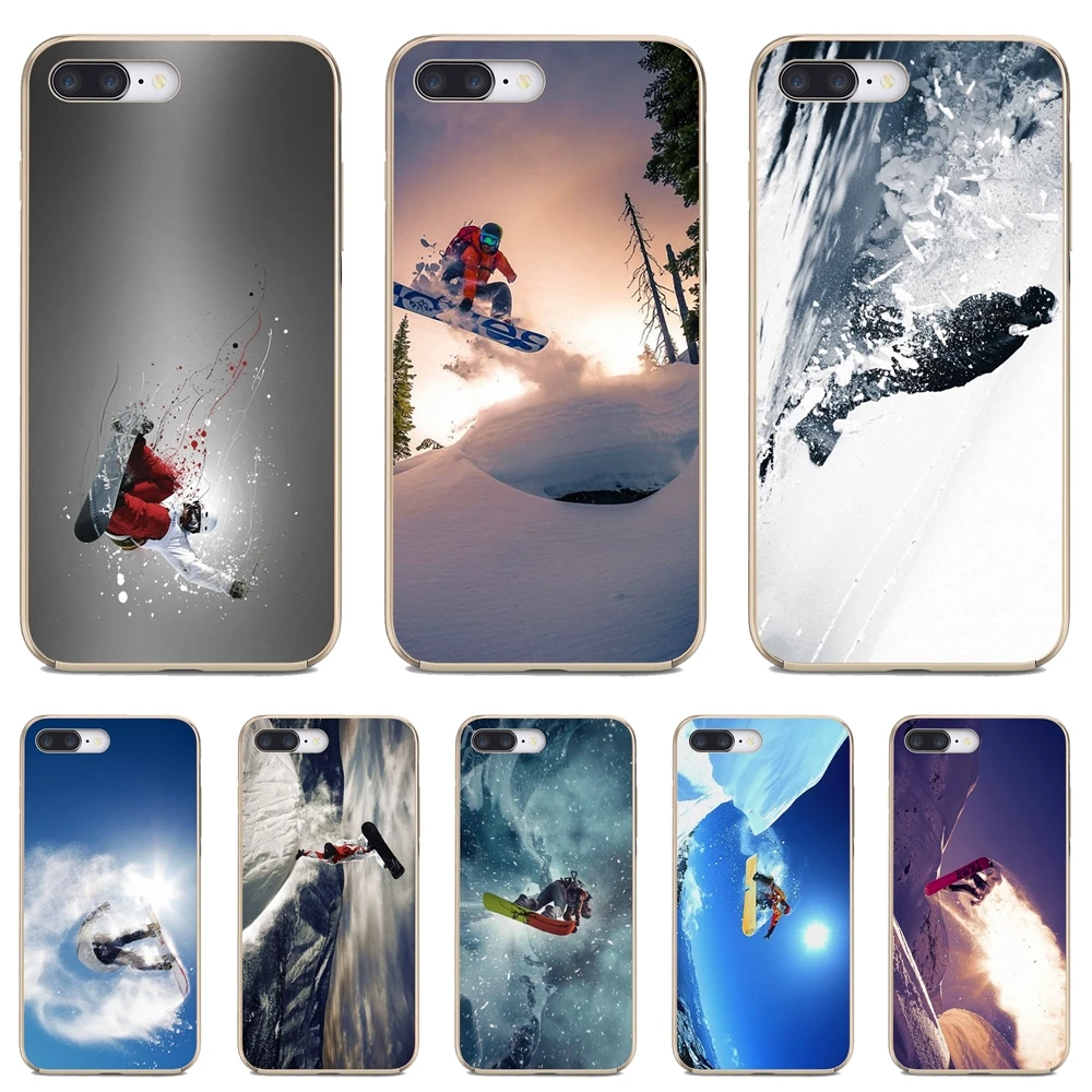 Extreme-Snowboarding-Sport-Print Soft Cases Covers For ZTE Blade A910 A610 A530 A510 Oneplus One plus 3T 5T 6T 6 7 8 7T Pro | Мобильные