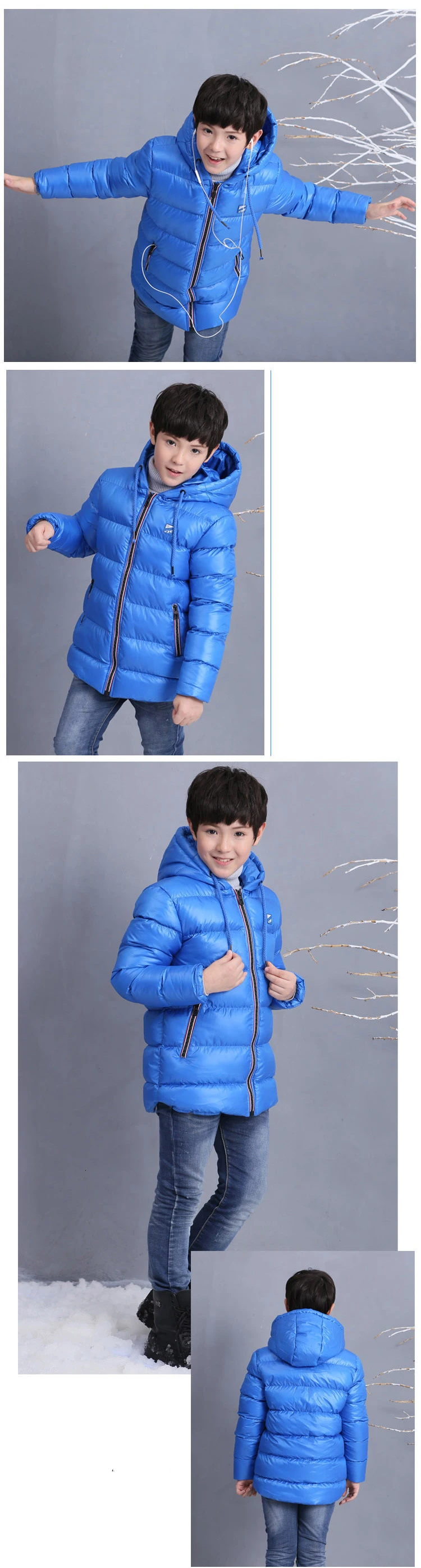 Benemaker/зимние куртки для подростков, для мальчиков и девочек, ветровка, утепленное пальто для детей от 14 до 16 лет, Детский Спортивный зимний комбинезон, теплая верхняя одежда для малышей, YJ130