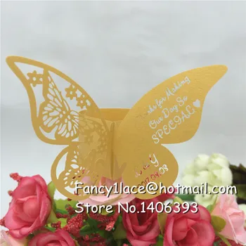 

50pcs diy Butterfly Napkin Ring, Laser Cut customized Wedding Decorations towel Napkin Ring for Party Decoration, Wedding Favors