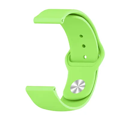 Green Силиконовый ремешок для correas Xiaomi Huami Amazfit Bip BIT Lite, Молодежные умные часы, сменный Браслет, ремешок для часов - Цвет: Green
