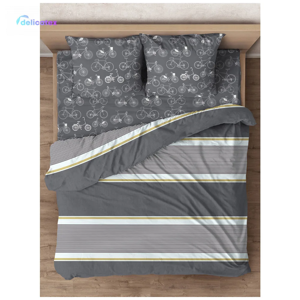Постельное белье комплект КПБ Delicatex био комфорт &quotWenge&quot (70х70) рис. 15349 1/15350 1